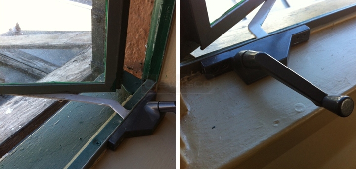 User submitted photos of a window operator.