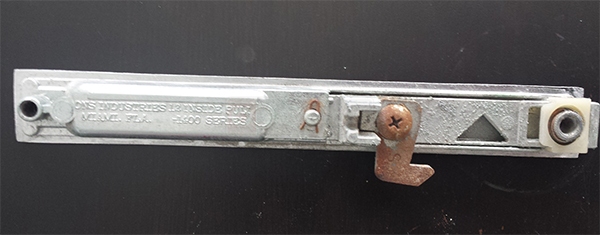 User submitted a photo of a patio door handle.