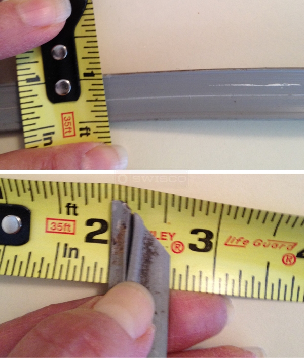 User submitted photos of window spline.