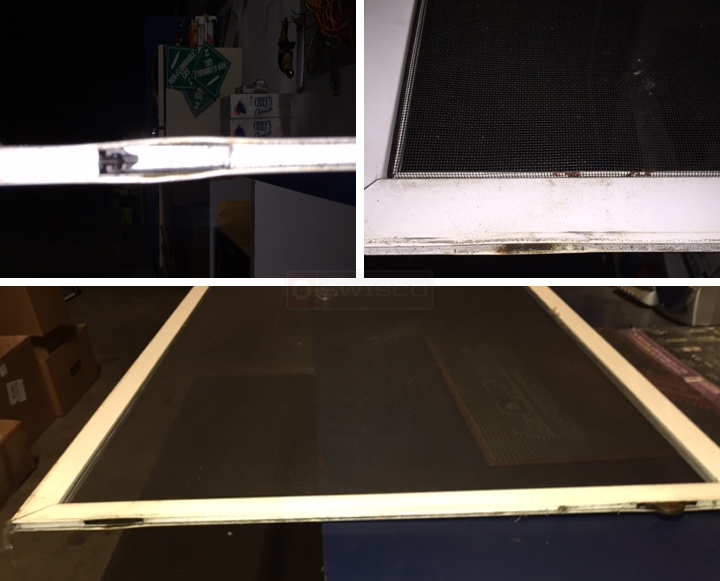 User submitted photos of a screen door roller.
