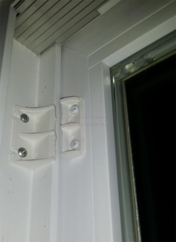 User submitted a photo of patio door hardware.