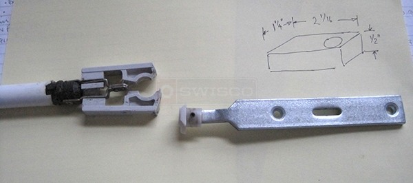 User submitted a photo of a pivot shoe.