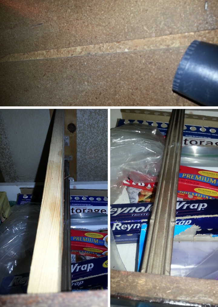 User submitted photos of drawer hardware.