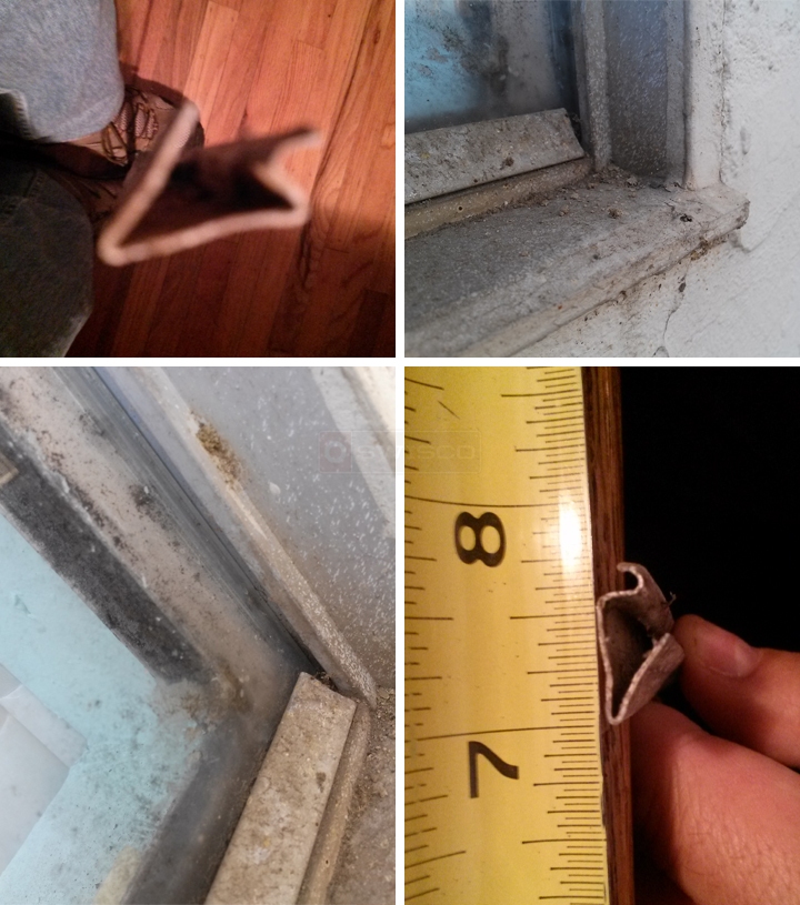 User submitted photos of a glazing bead.