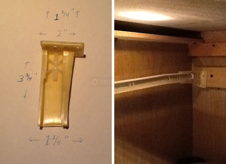 User submitted photos of drawer hardware.