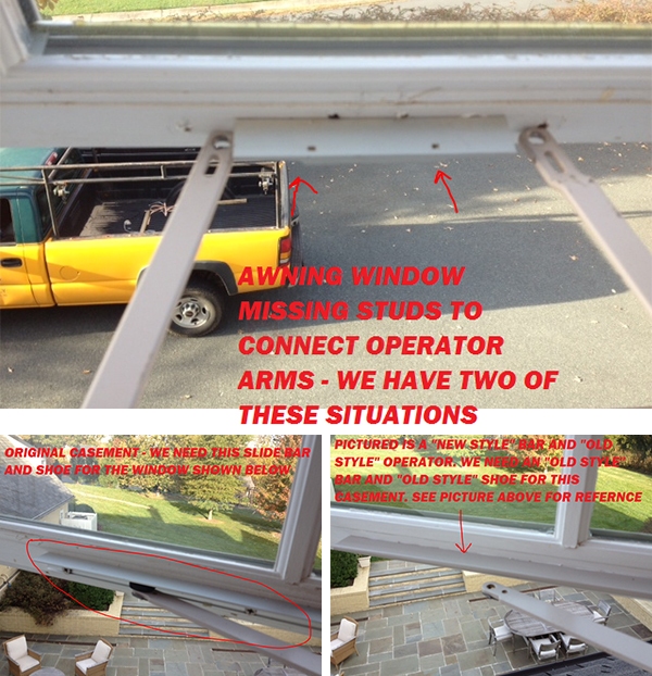 User submitted photos of a window operator.