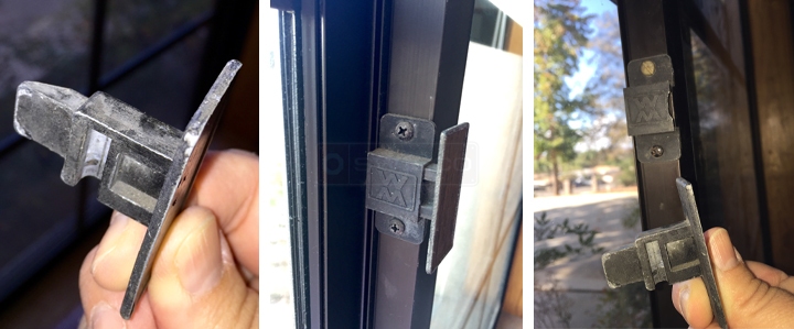 User submitted photos of window hardware.