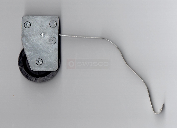 User submitted a photo of a patio door roller.