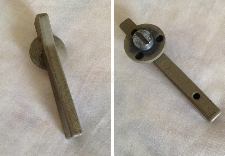 User submitted photos of a patio door lock.