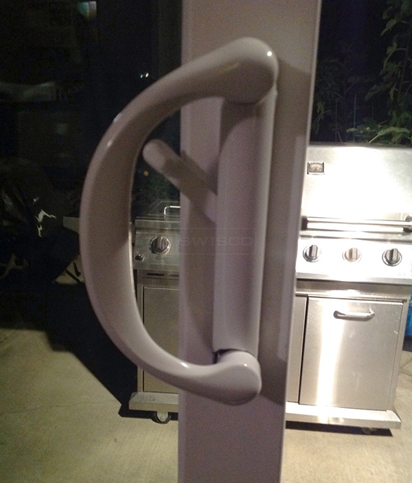 User submitted a photo of a patio door handle.