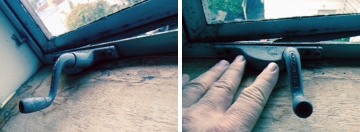 User submitted photos of a window operator.