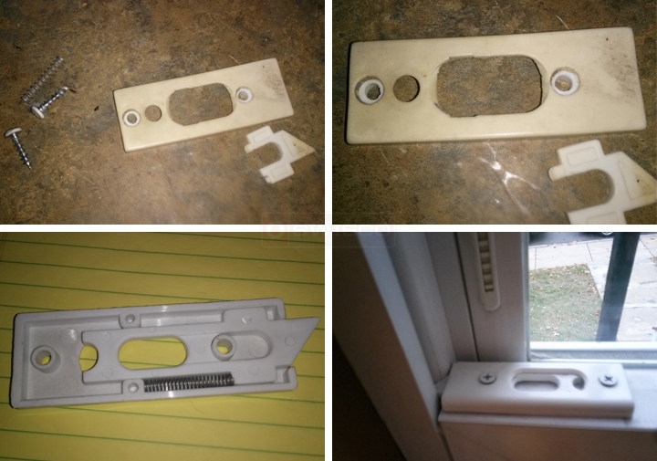 User submitted photos of a tilt latch.