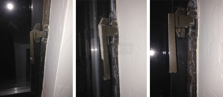 User submitted photos of a window lock.