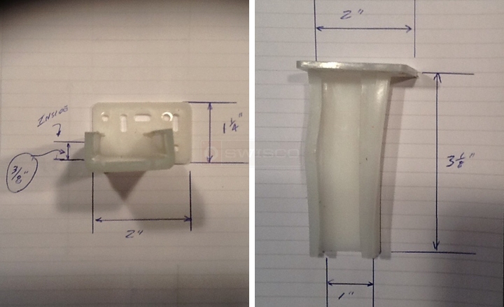 User submitted photos of a drawer socket.