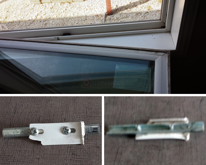 User submitted photos of window hardware.