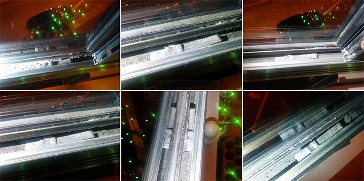 User submitted photos of window hardware.