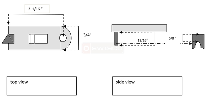 User submitted a diagram of a tilt latch.