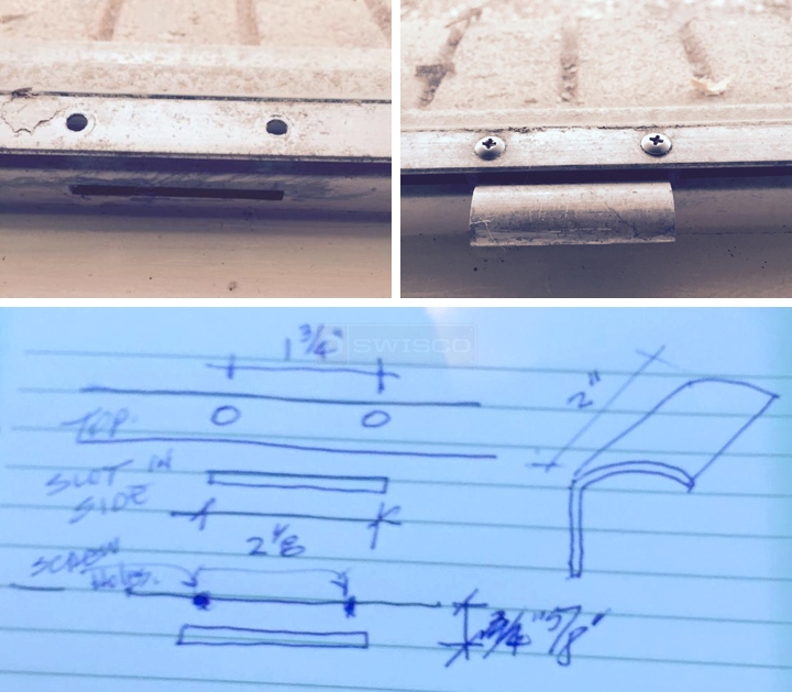 User submitted photos of a window latch.