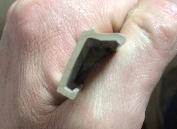 User submitted a photo of a glazing bead.