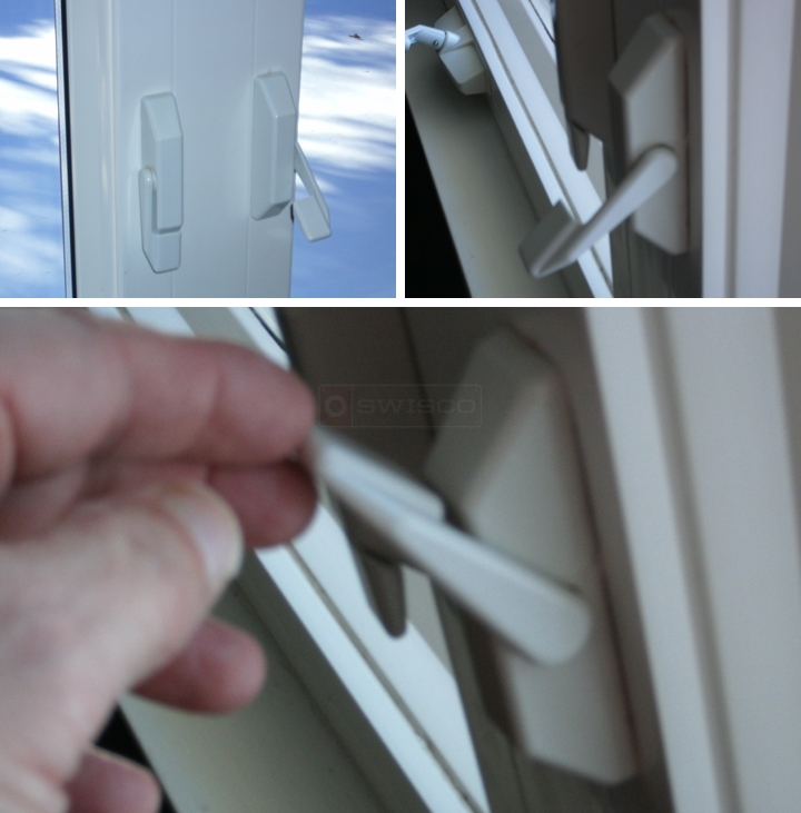 User submitted photos of a window lock.