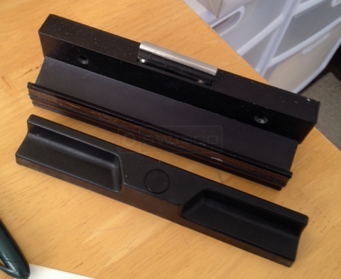 User submitted a photo of a patio door handle set.