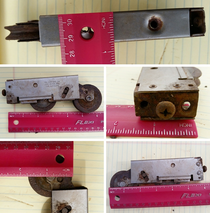 User submitted photos of a patio door roller.