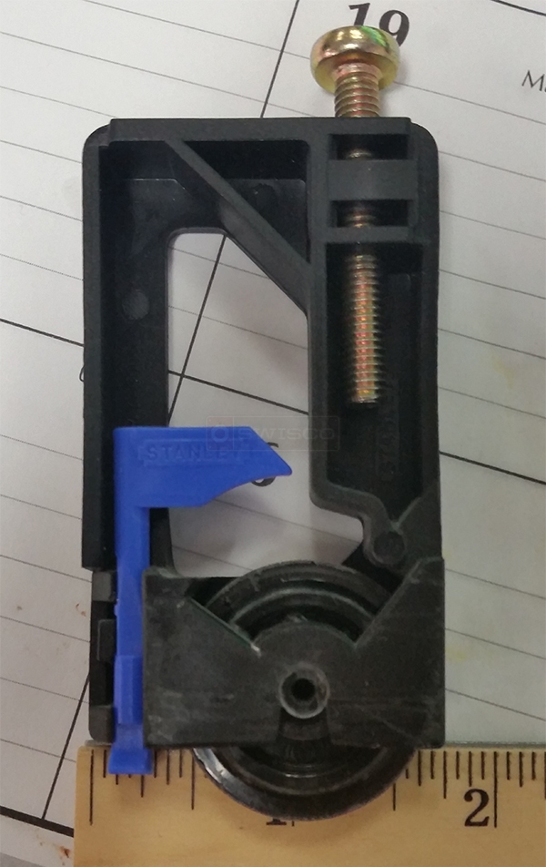 User submitted a photo of a closet door roller.