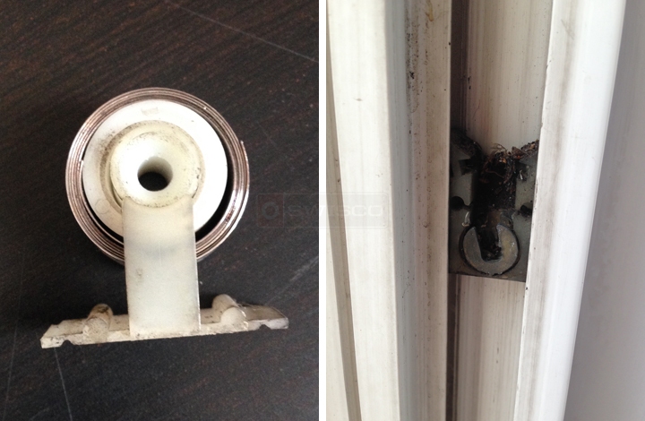 User submitted photos of window hardware.