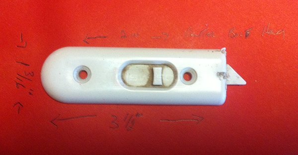 User submitted a photo of a tilt latch.