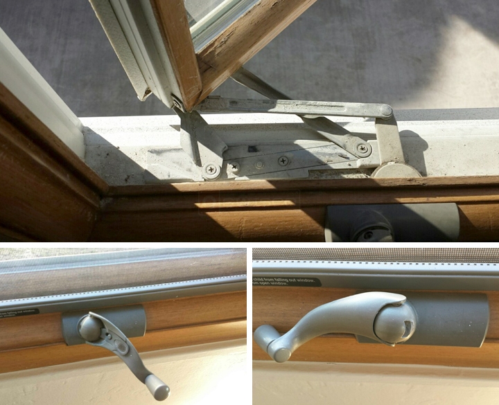 User submitted photos of a window operator.