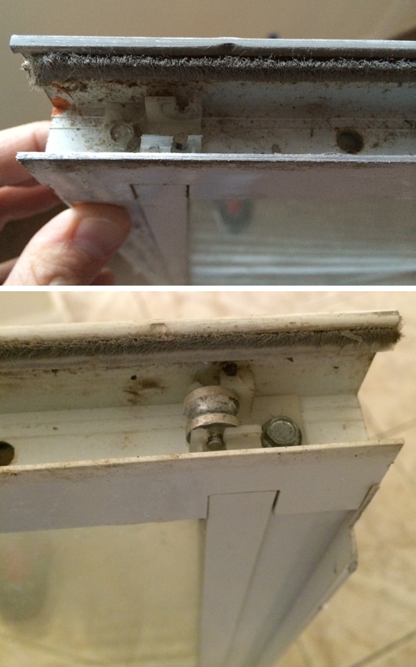 User submitted photos of window hardware.