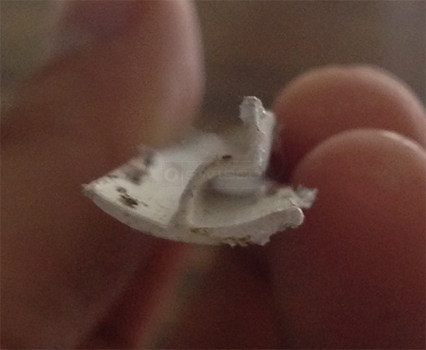 User submitted a photo of snap-in glazing.