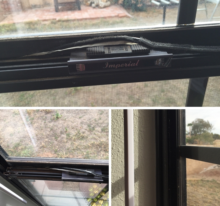 User submitted photos of weatherstripping.