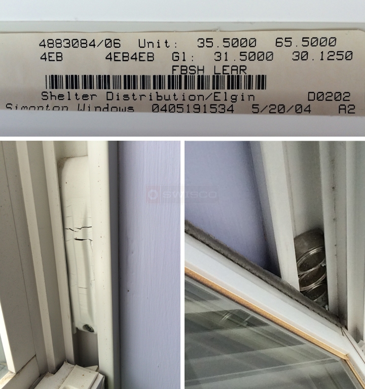 User submitted photos of window hardware.