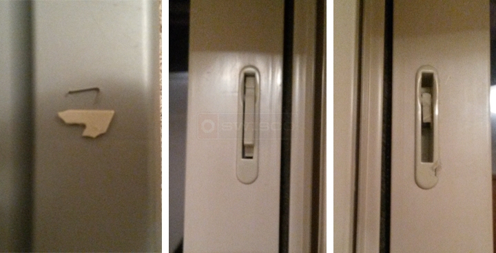 User submitted photos of a vent lock.