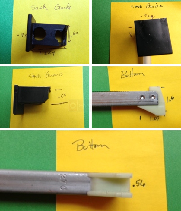 User submitted photos of a window balance.