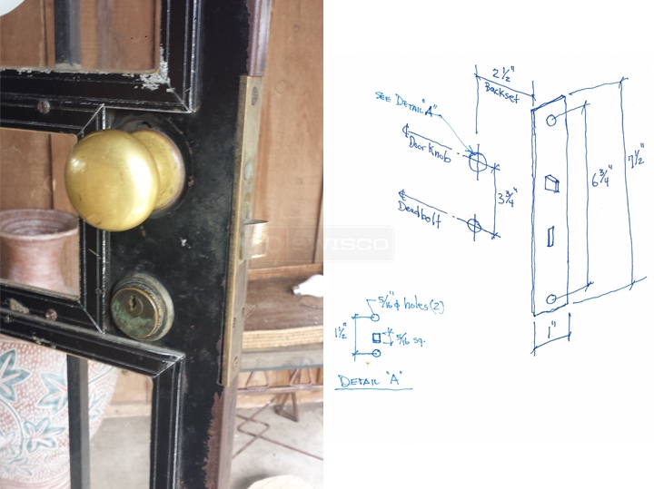 User submitted photos of door hardware.