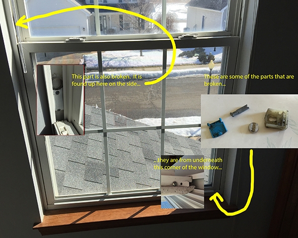 User submitted a photo of window hardware.