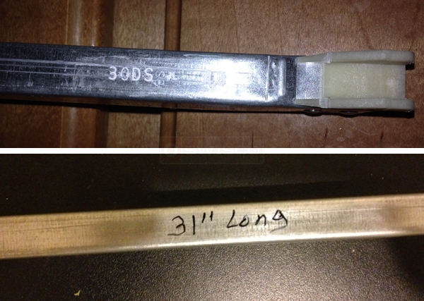 User submitted photos of a window balance.