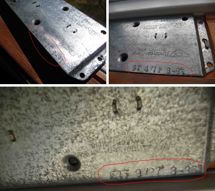 User submitted photos of a window balance.