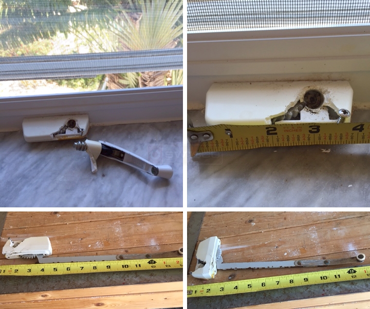 User submitted photos of a window operator.