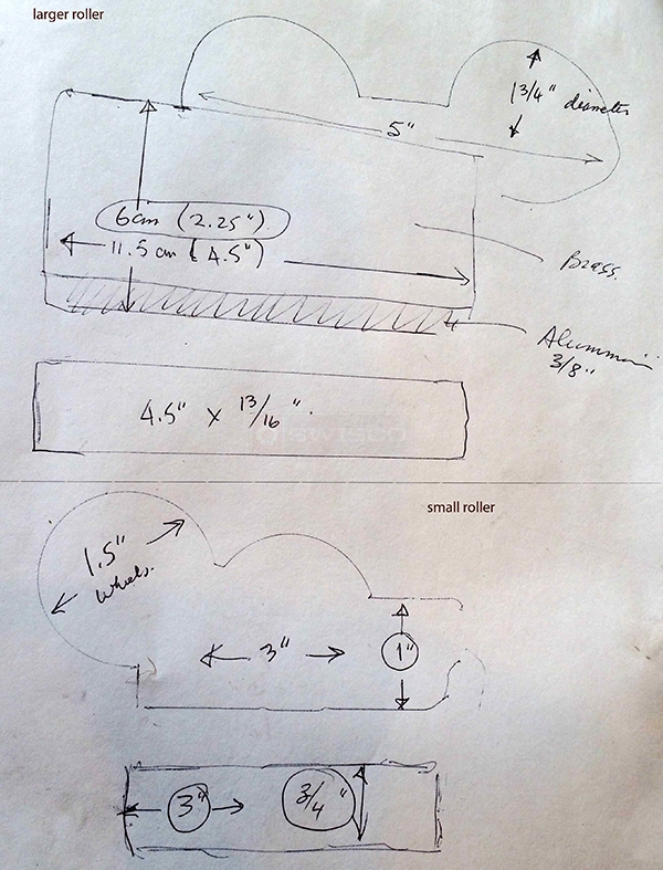 User submitted a diagram of a patio door roller.