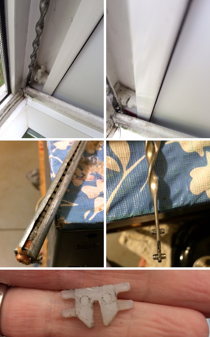 User submitted photos of window hardware.