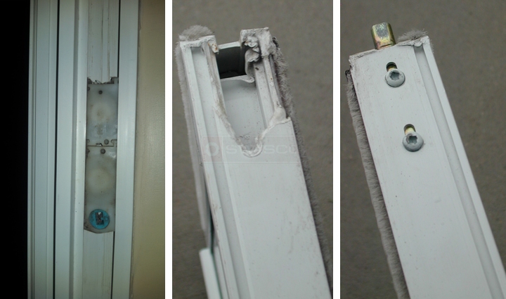 User submitted photos of window hardware.