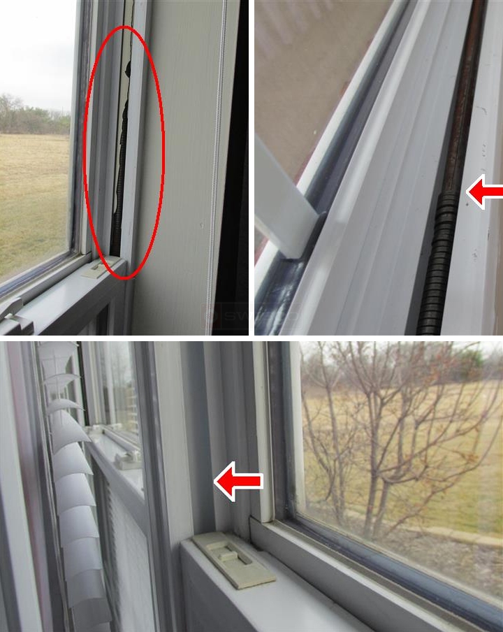 User submitted photos of window hardware.