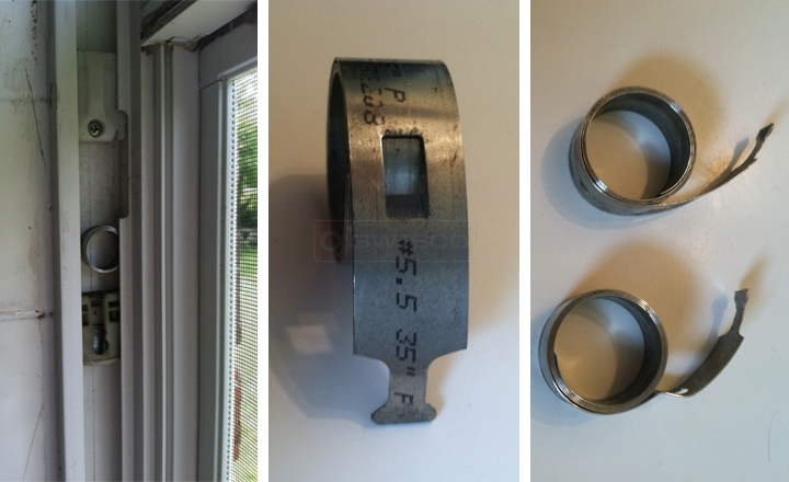 User submitted photos of a coil window balance.