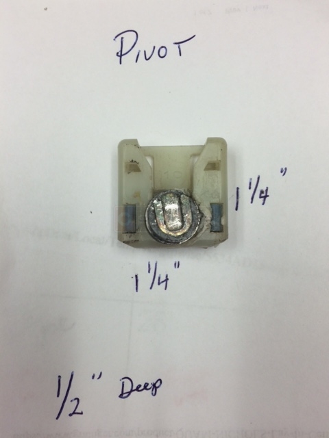 User submitted a photo of a pivot shoe.