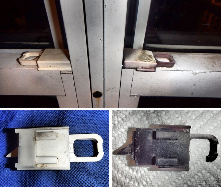 User submitted photos of a tilt latch.