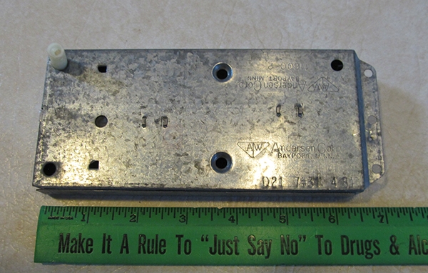 User submitted a photo of an Anderson window balance.