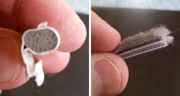 User submitted photos of weatherstripping.